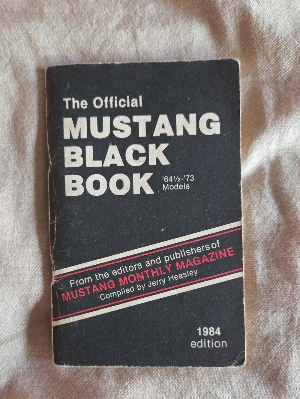 Vintage The Official Mustang Black Book 1984 Edition